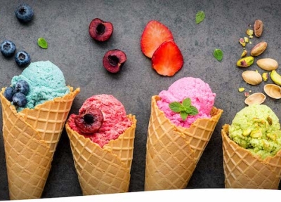 selection of ice cream cones. Photo: Every Fresh Fruit Co