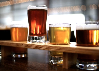 flight of beer. Getty Image